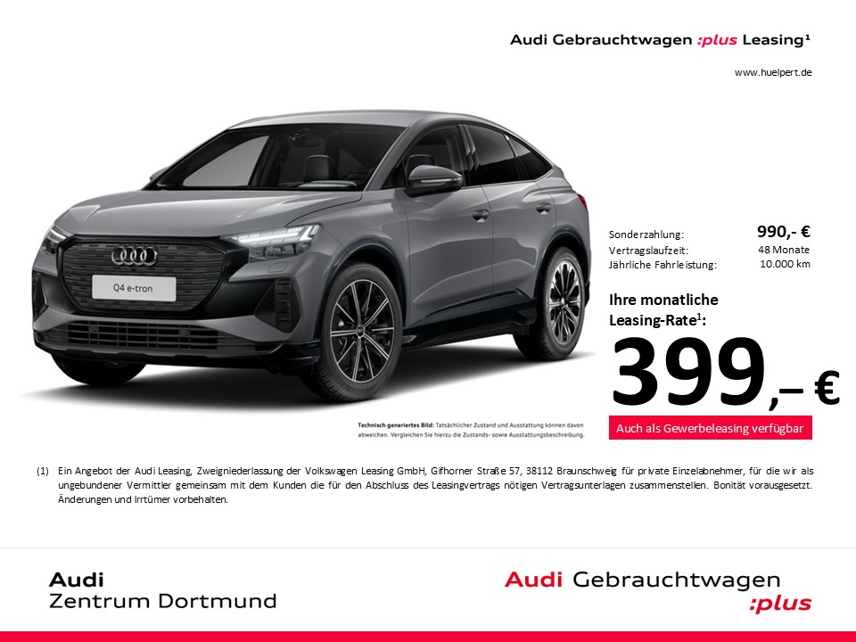 Audi Q4 e-tron Sportback 45 advanced AHK CAM ACC LM20