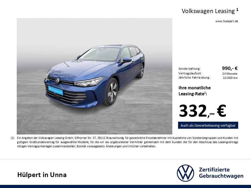 Volkswagen Passat Variant 1.5 BUSINESS KAMERA ACC eKLAPPE