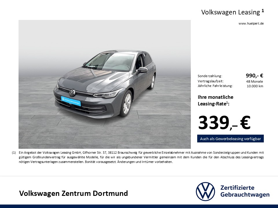 Volkswagen Golf VIII 1.5 HYBRID GOAL 360°KAMERA ACC LED