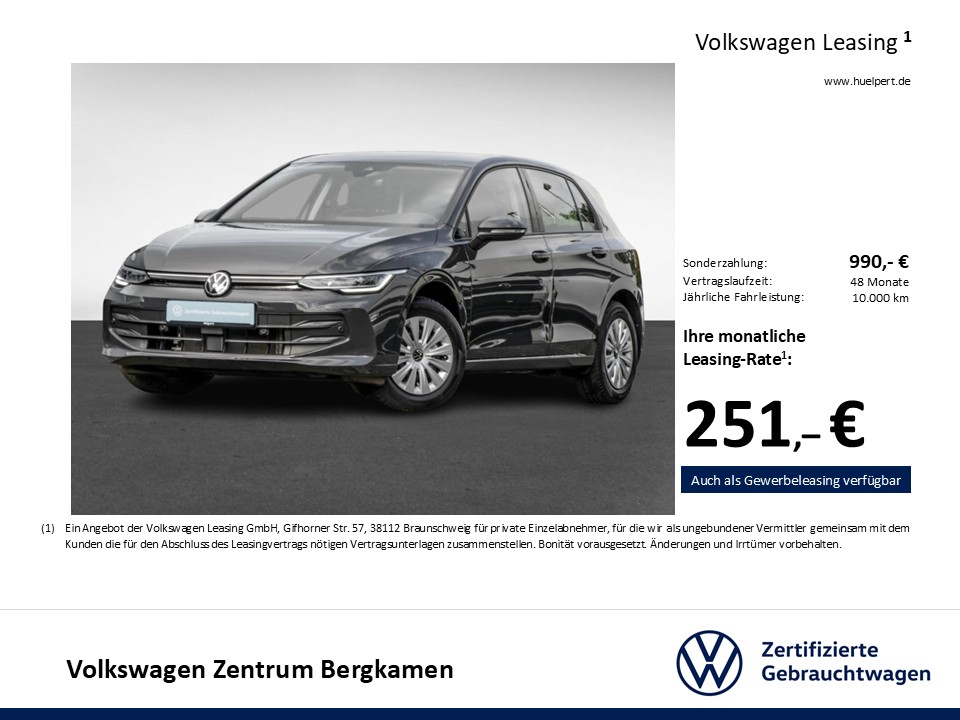 Volkswagen Golf VIII 2.0 FACELIFT CARPLAY SITZHEIZUNG