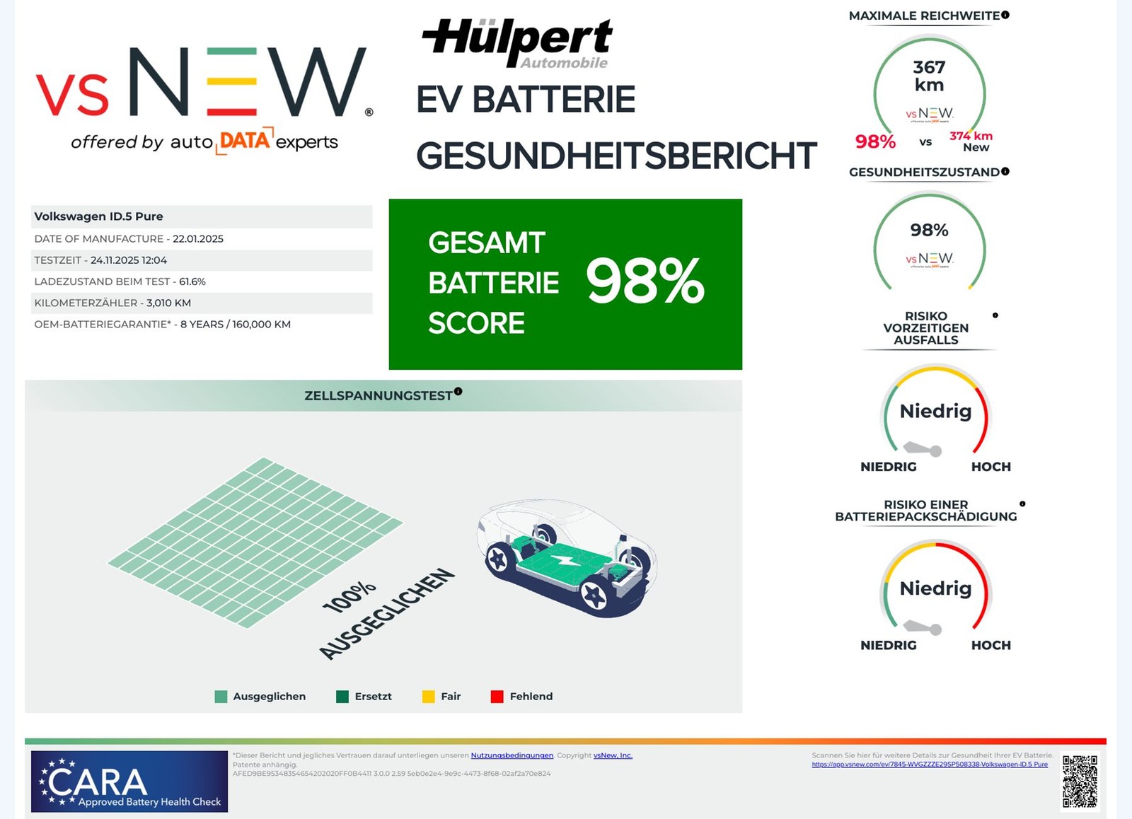 Volkswagen ID.5 PURE WÄRMEPUMPE ACC LM19 NAVI SITZHEIZUNG