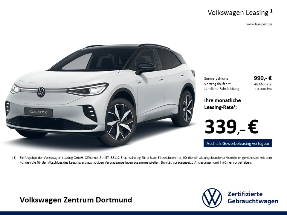 Volkswagen ID.4 GTX 4X4 WÄRMEPUMPE ACC LM20 MATRIXLED NAVI