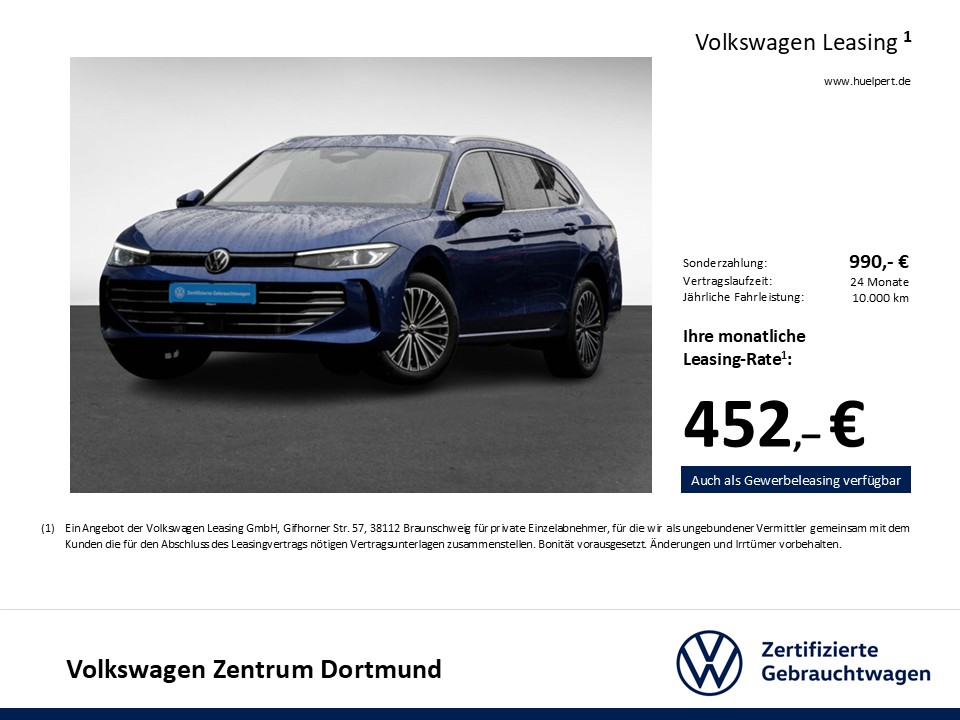 Volkswagen Passat Variant 2.0 ELEGANCE 4X4 NEUES MODELL AHK