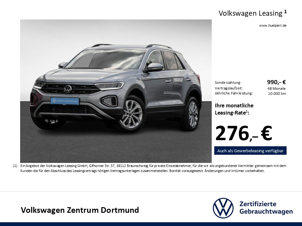 Volkswagen T-Roc 1.5 LIFE STANDHEIZ. CAM LM17 NAVI SITZHEIZ
