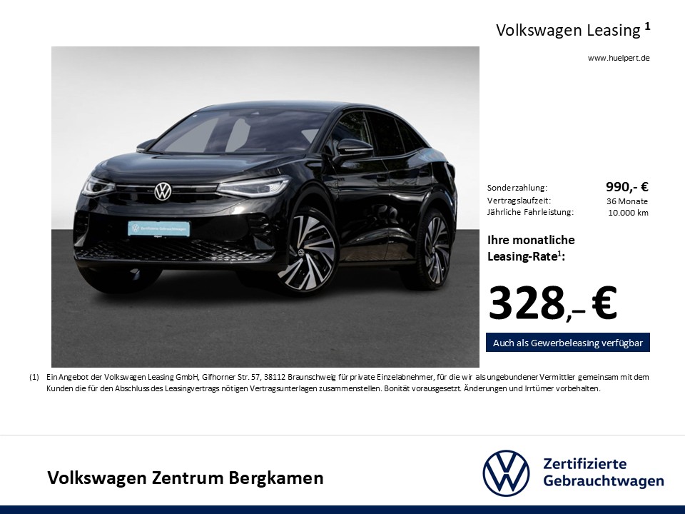 Volkswagen ID.5 GTX 4X4 WÄRMEPUMPE AHK 360°CAM ACC LM21