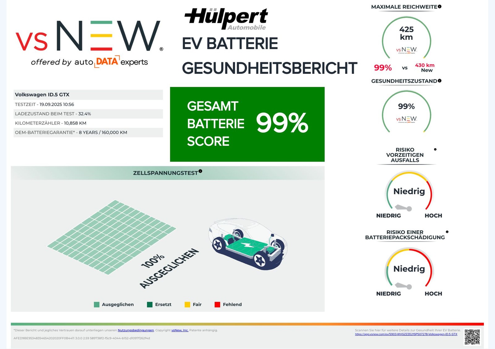 Volkswagen ID.5 GTX 4X4 WÄRMEPUMPE AHK 360°CAM ACC LM21