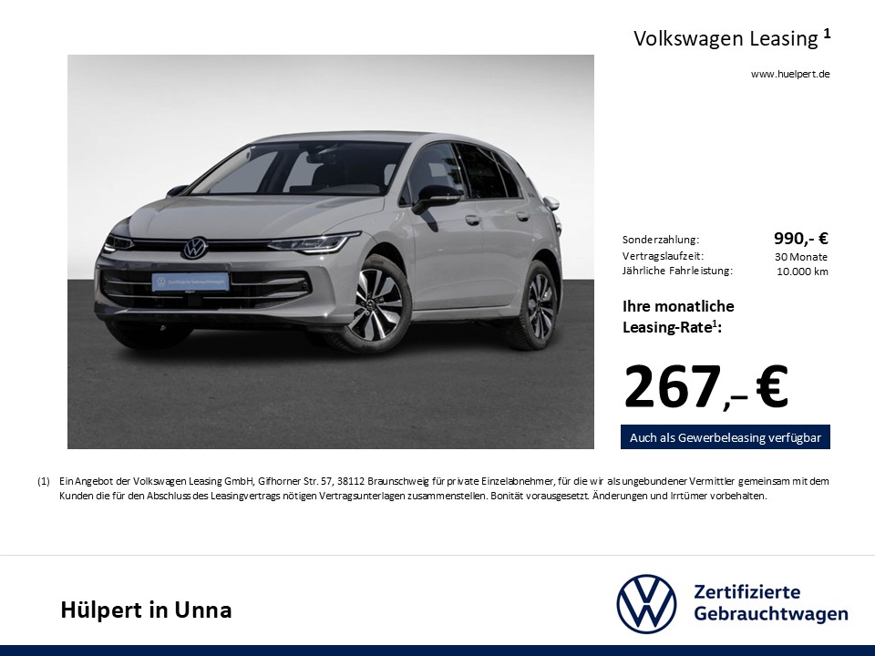 Volkswagen Golf VIII 2.0 GOAL FACELIFT ACC CARPLAY SITZHEIZUNG