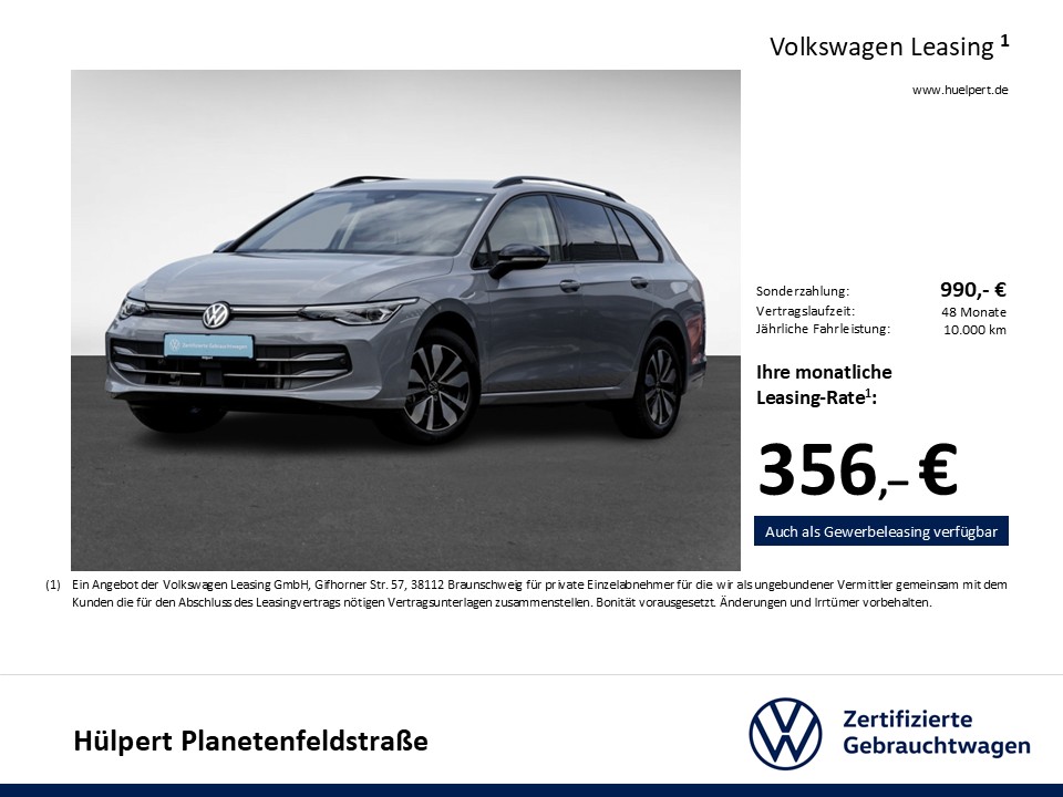 Volkswagen Golf Variant VIII 2.0 GOAL FACELIFT CAM ACC NAVI