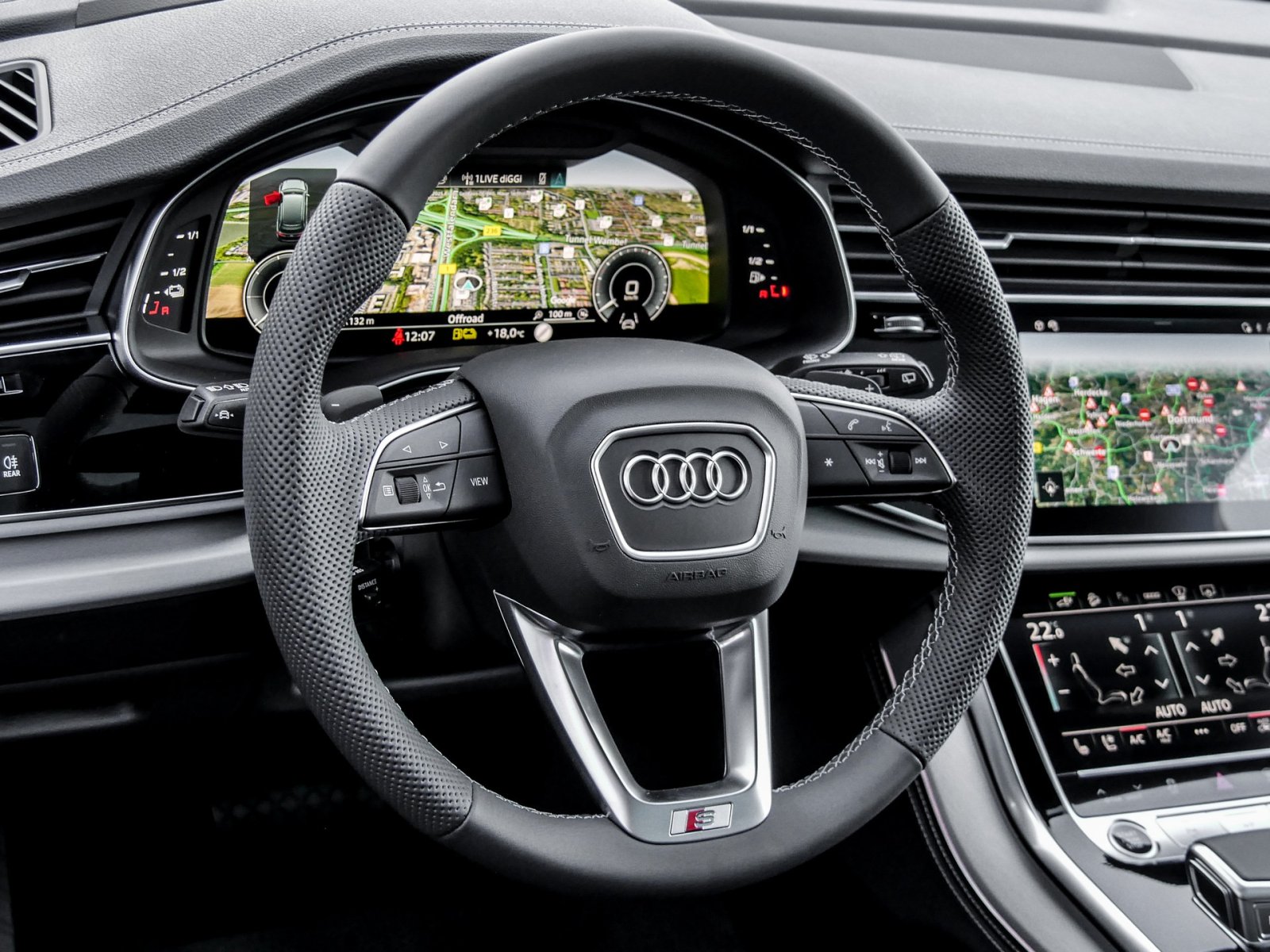 Audi Q7 60 TFSI e quattro tiptronic S Line AHK+B&O+PANO+Allradlenkung+Sitzbelüftung&MassageVorn
