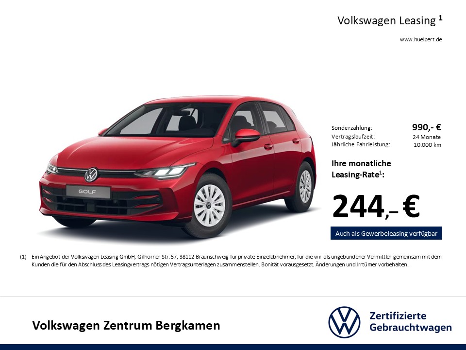 Volkswagen Golf VIII 2.0 COMFORTLINE FACELIFT CARPLAY SITZHEIZUNG LED