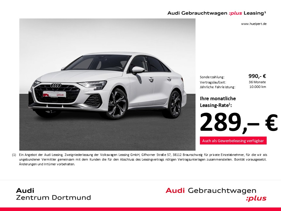 Audi A3 30 S LINE FACELIFT CAM ACC LM18 NAVI+