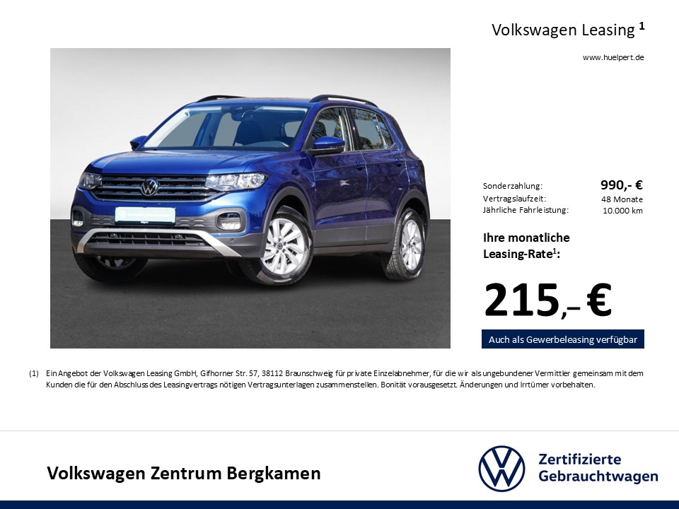 Volkswagen T-Cross 1.0 LIFE CAM ACC ALU NAVI SITZHEIZUNG