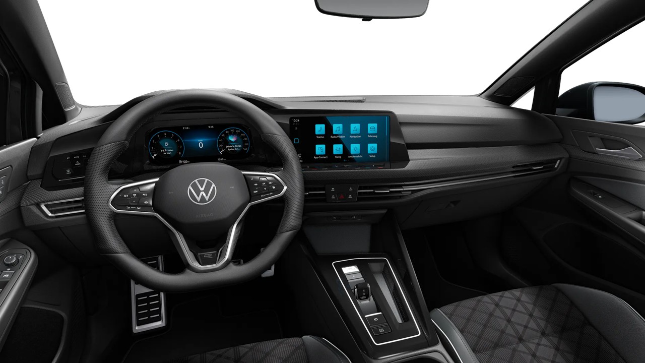 Volkswagen Golf VIII 1.5 eTSI R-LINE CAM LM18 CARPLAY LED