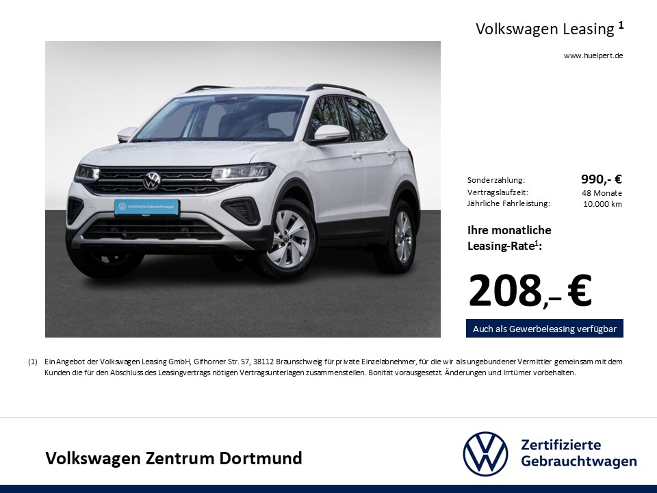 Volkswagen T-Cross 1.0 LIFE ACC ALU LED NAVI SITZHEIZUNG