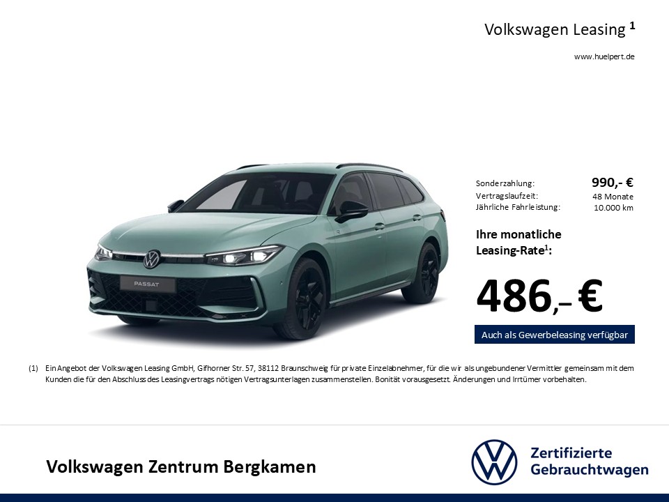 Volkswagen Passat Variant 2.0 R-LINE 4X4 NEUESMODELL AHK 18Z