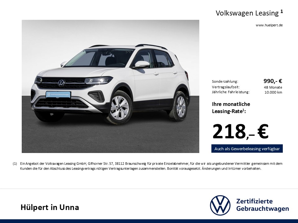 Volkswagen T-Cross 1.0 LIFE ACC ALU LED NAVI SITZHEIZUNG