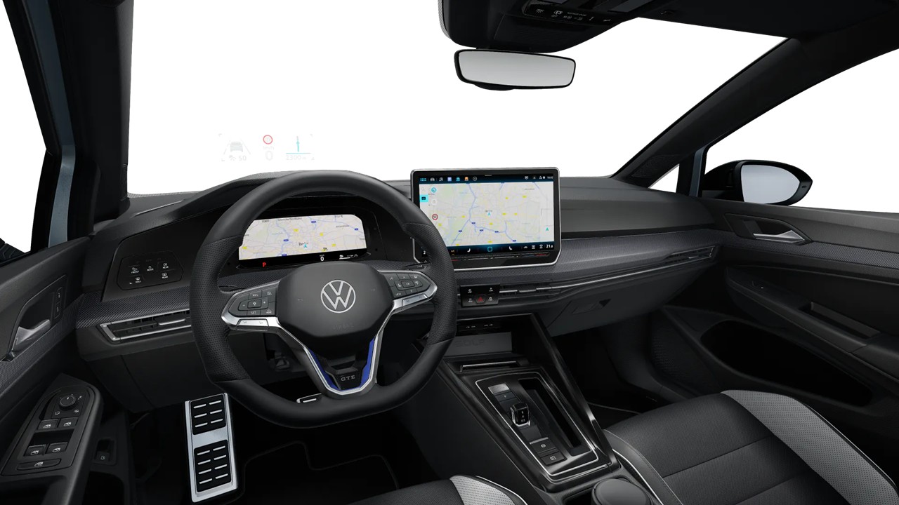 Volkswagen Golf VIII 1.5 HYBRID GTE BLACK STYLE LEDER PANO