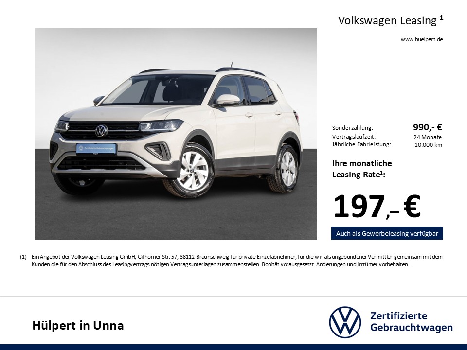 Volkswagen T-Cross 1.0 LIFE ACC ALU LED NAVI SITZHEIZUNG