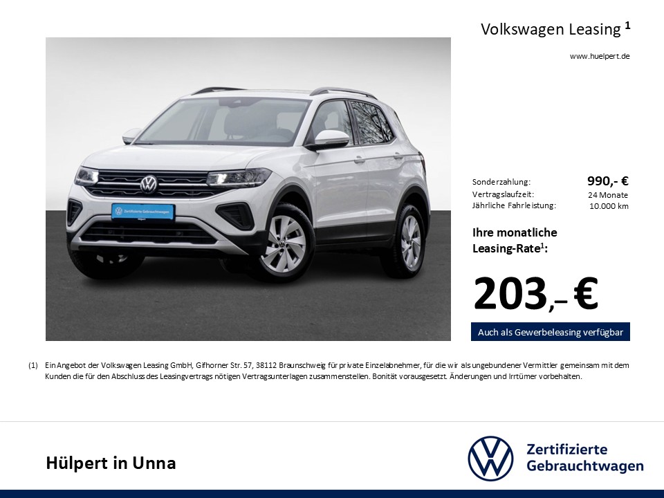 Volkswagen T-Cross 1.0 LIFE ACC ALU LED NAVI SITZHEIZUNG