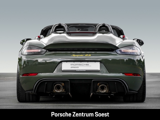 Porsche 718 Spyder RS/schwarzoliv/Weissach/Keramik/BOSE