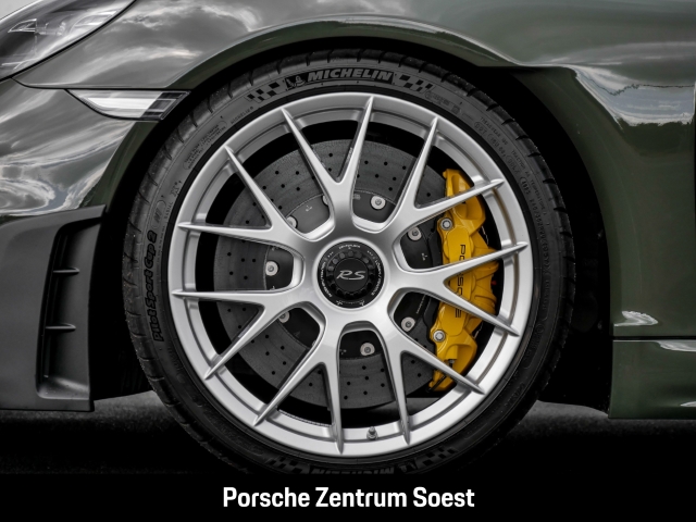 Porsche 718 Spyder RS/schwarzoliv/Weissach/Keramik/BOSE
