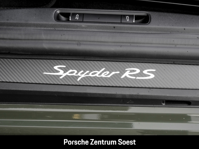 Porsche 718 Spyder RS/schwarzoliv/Weissach/Keramik/BOSE