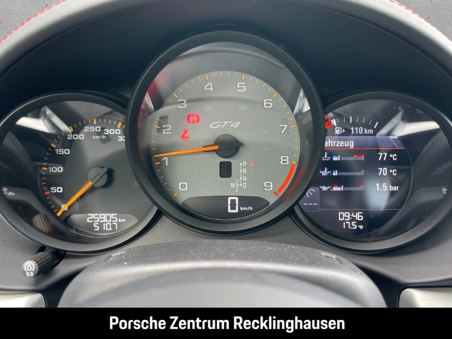 Porsche Cayman 718 GT4 Sport Chrono Sportabgasanlage LED