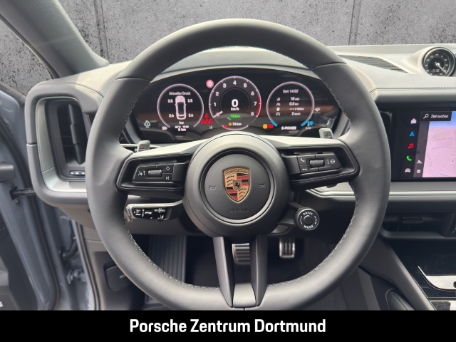 Porsche Cayenne S E-Hybrid Coupe Arktikgrau HA-Lenkung