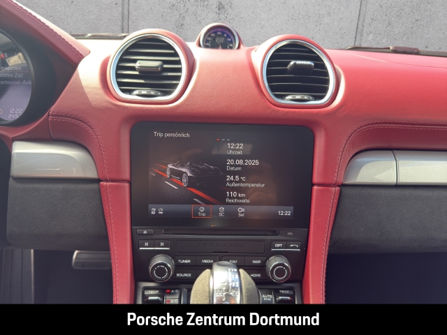 Porsche 718 Spyder Sportabgas Verdeck-Rot BOSE 5.767 km
