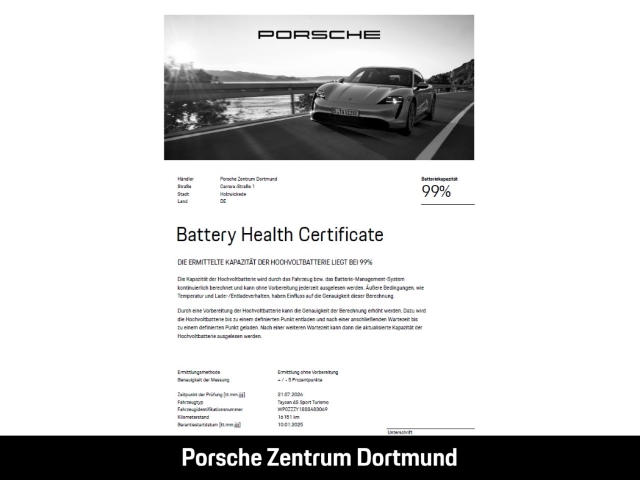Porsche Taycan 4S Sport Turismo BOSE Panorama 21-Zoll